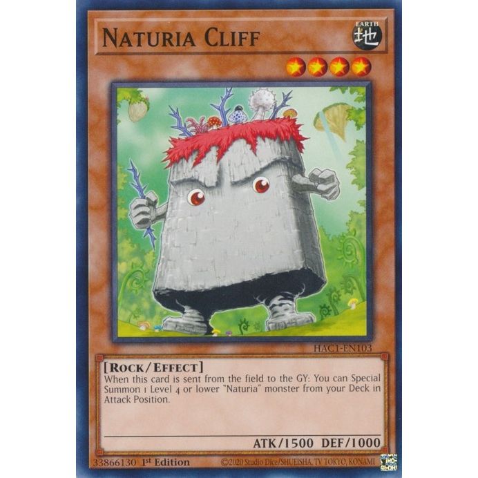 Image for Naturia Cliff (HAC1-EN103) (HAC1) - YuGiOh
