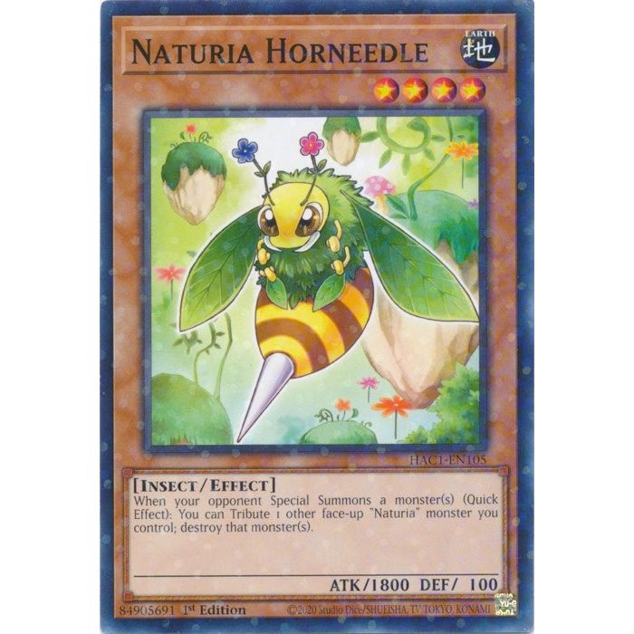 Image for Naturia Horneedle (Duel Terminal) (HAC1-EN105) (HAC1) - YuGiOh