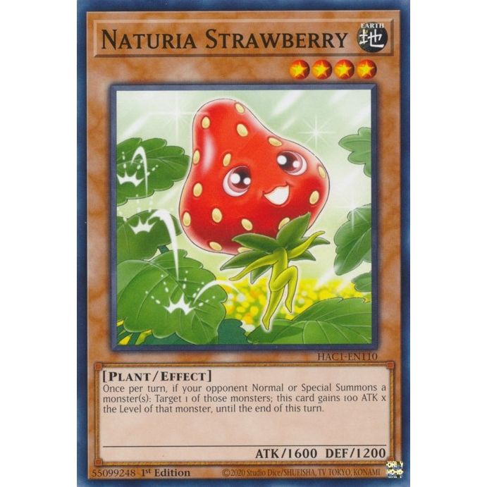 Image for Naturia Strawberry (HAC1-EN110) (HAC1) - YuGiOh