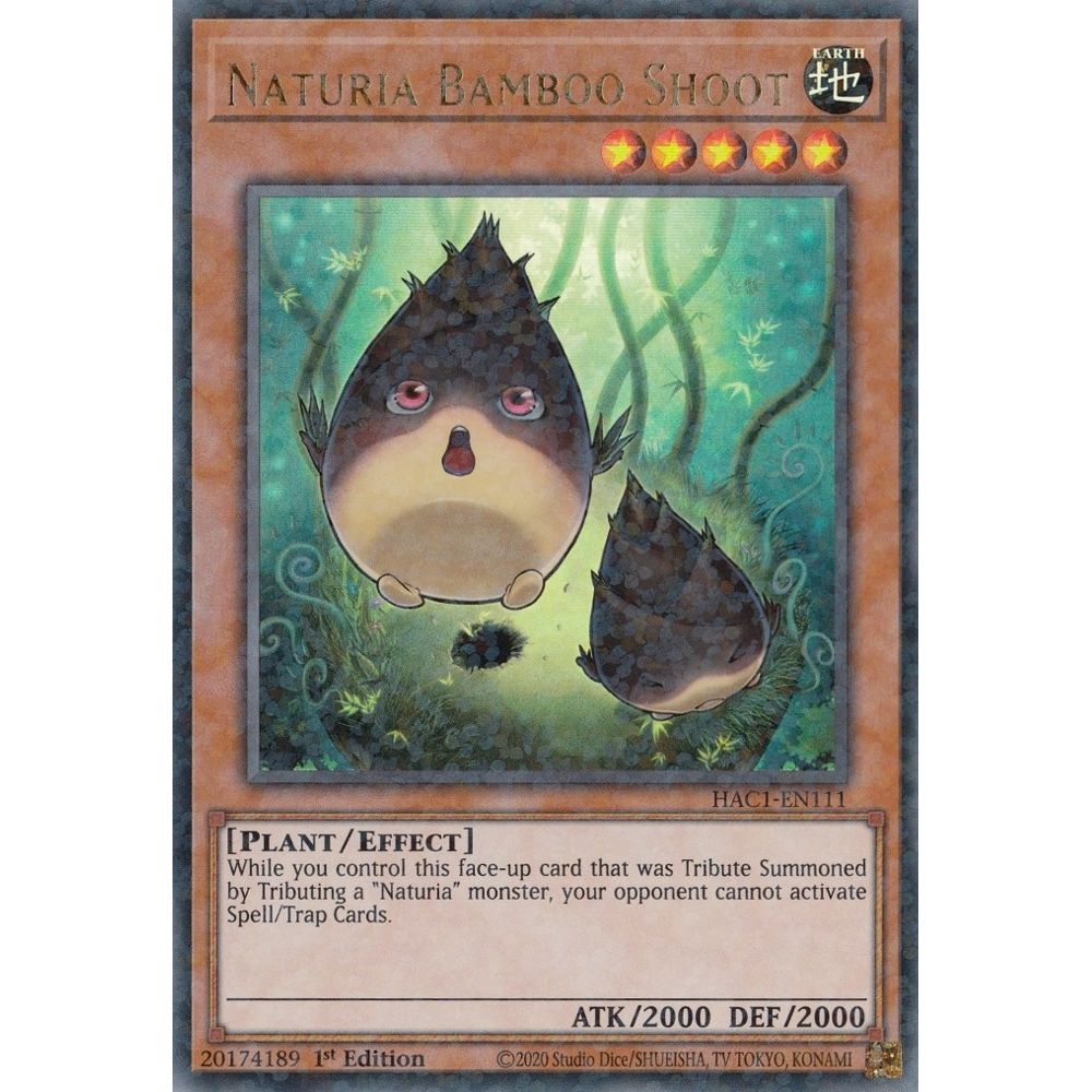 Image for Naturia Bamboo Shoot (Duel Terminal) (HAC1-EN111) (HAC1) - YuGiOh