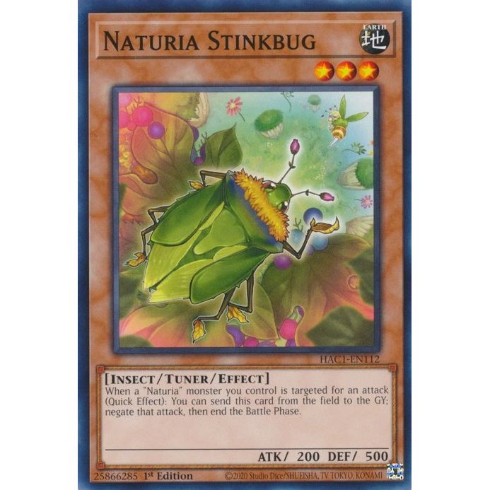 Image for Naturia Stinkbug (HAC1-EN112) (HAC1) - YuGiOh