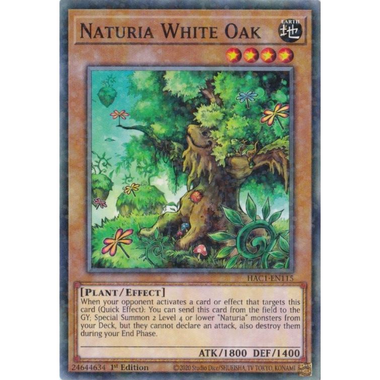 Image for Naturia White Oak (Duel Terminal) (HAC1-EN115) (HAC1) - YuGiOh