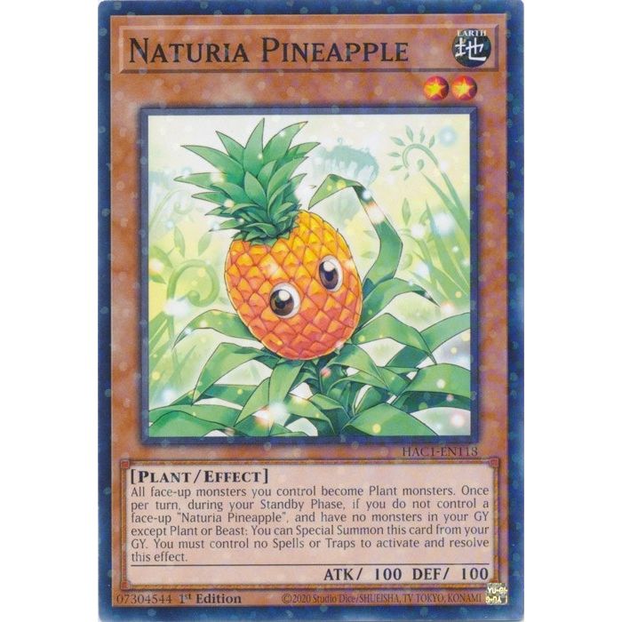 Image for Naturia Pineapple (Duel Terminal) (HAC1-EN118) (HAC1) - YuGiOh