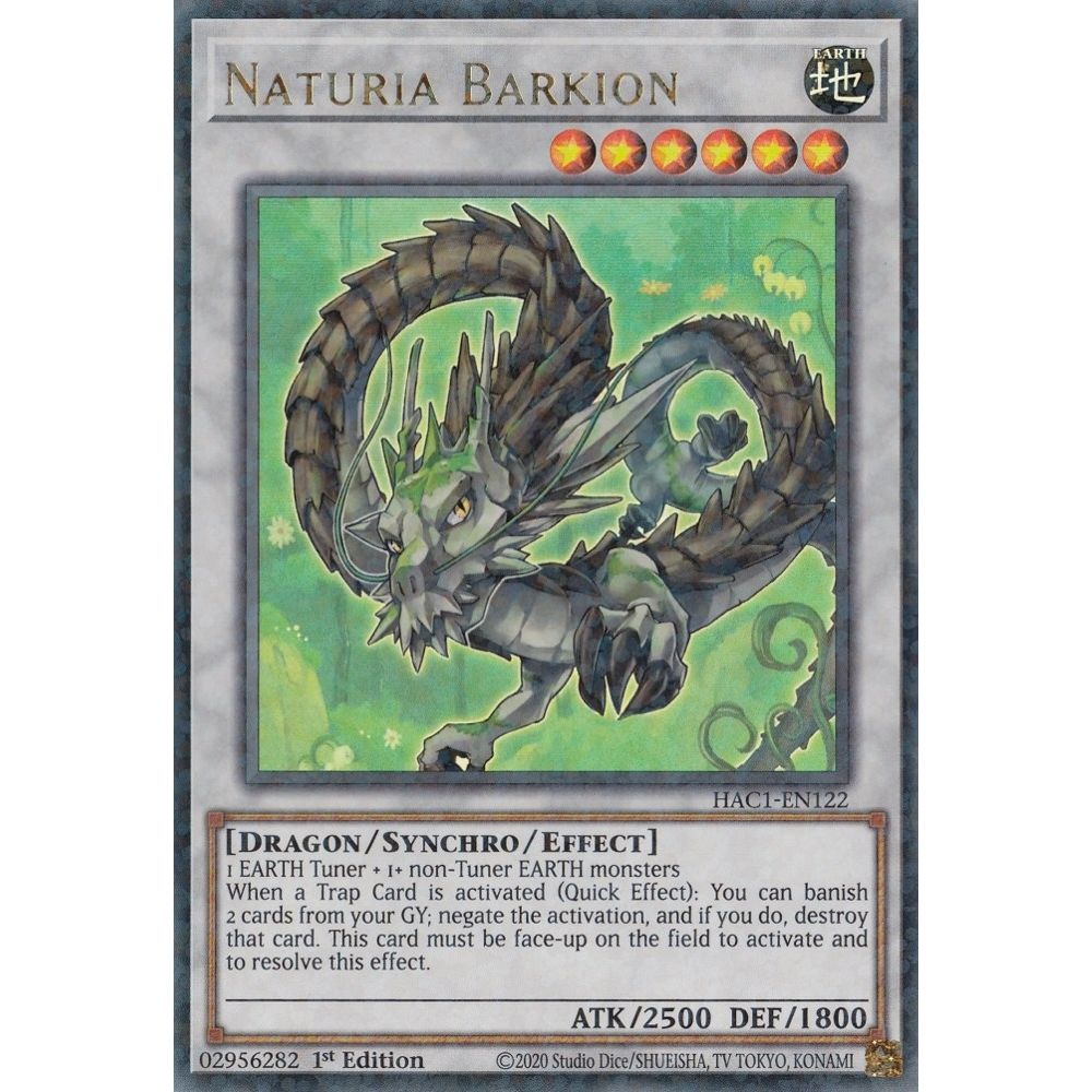 Image for Naturia Barkion (Duel Terminal) (HAC1-EN122) (HAC1) - YuGiOh