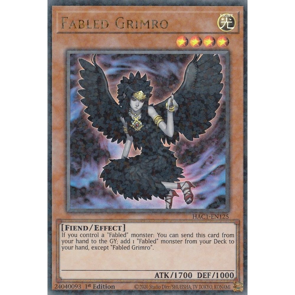 Image for Fabled Grimro (Duel Terminal) (HAC1-EN125) (HAC1) - YuGiOh