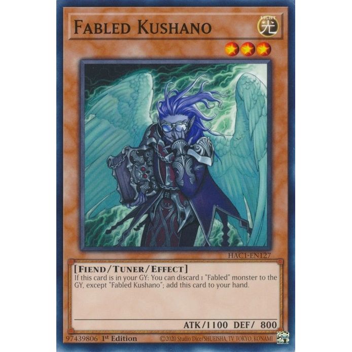 Image for Fabled Kushano (HAC1-EN127) (HAC1) - YuGiOh