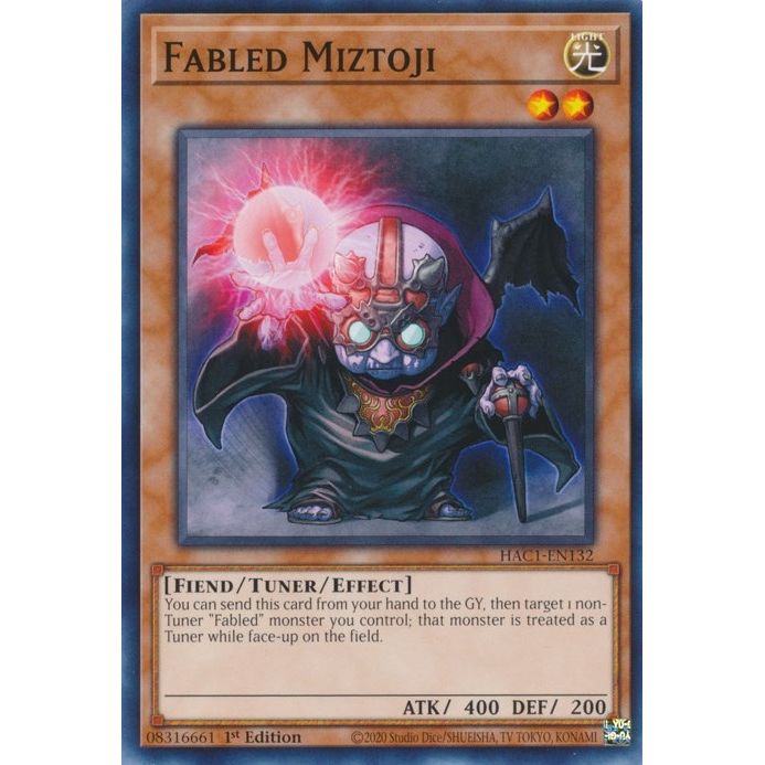 Image for Fabled Miztoji (HAC1-EN132) (HAC1) - YuGiOh