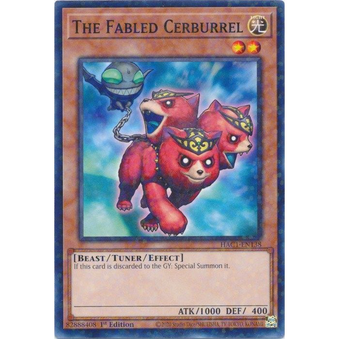 Image for The Fabled Cerburrel (Duel Terminal) (HAC1-EN138) (HAC1) - YuGiOh