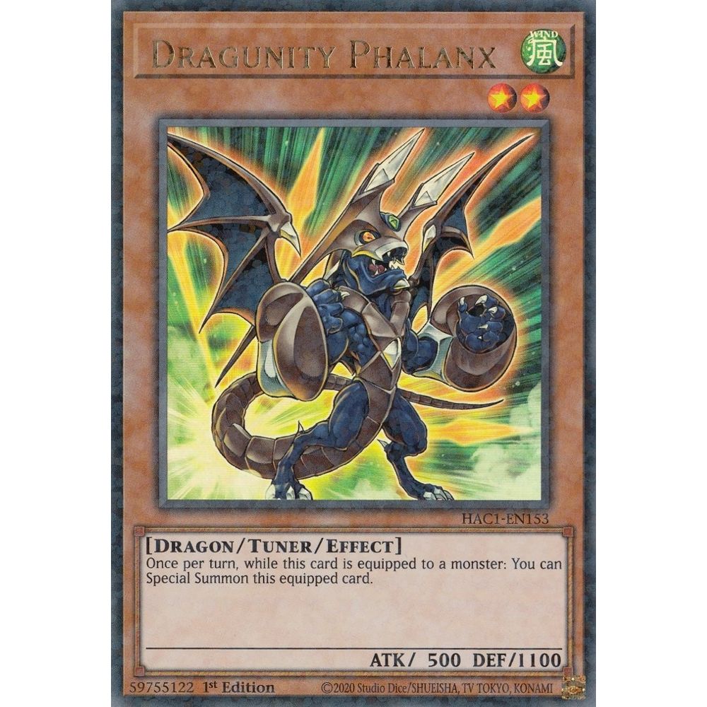 Image for Dragunity Phalanx (Duel Terminal) (HAC1-EN153) (HAC1) - YuGiOh