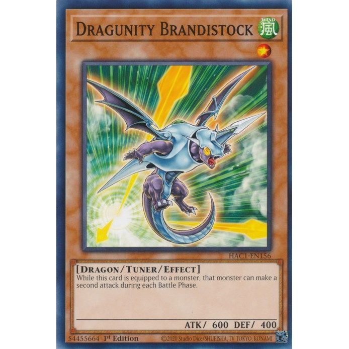 Image for Dragunity Brandistock (HAC1-EN156) (HAC1) - YuGiOh