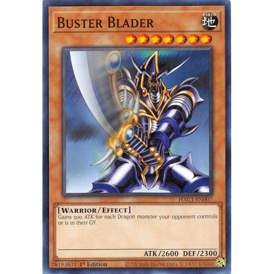 Image for Buster Blader (HAC1-EN007) (HAC1) - YuGiOh