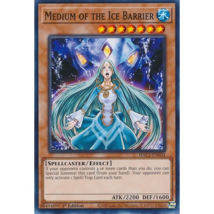 Image for Medium of the Ice Barrier (HAC1-EN034) (HAC1) - YuGiOh