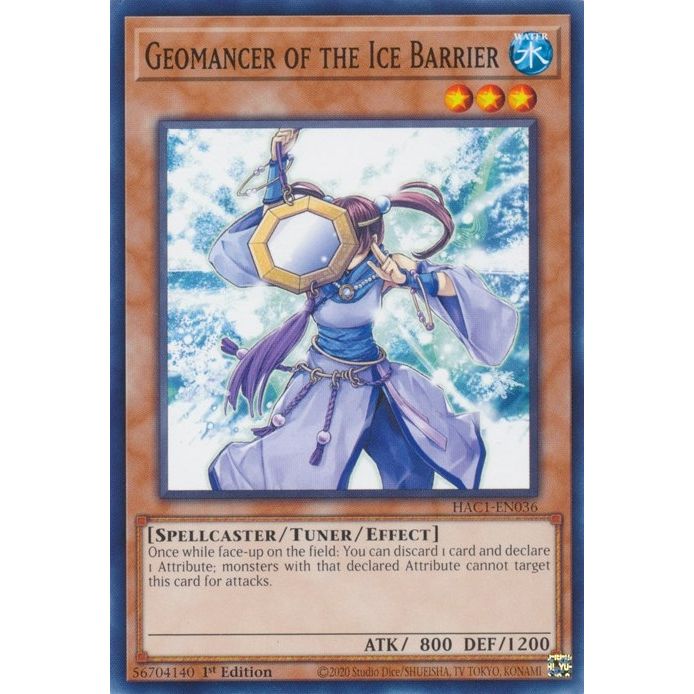 Image for Geomancer of the Ice Barrier (HAC1-EN036) (HAC1) - YuGiOh