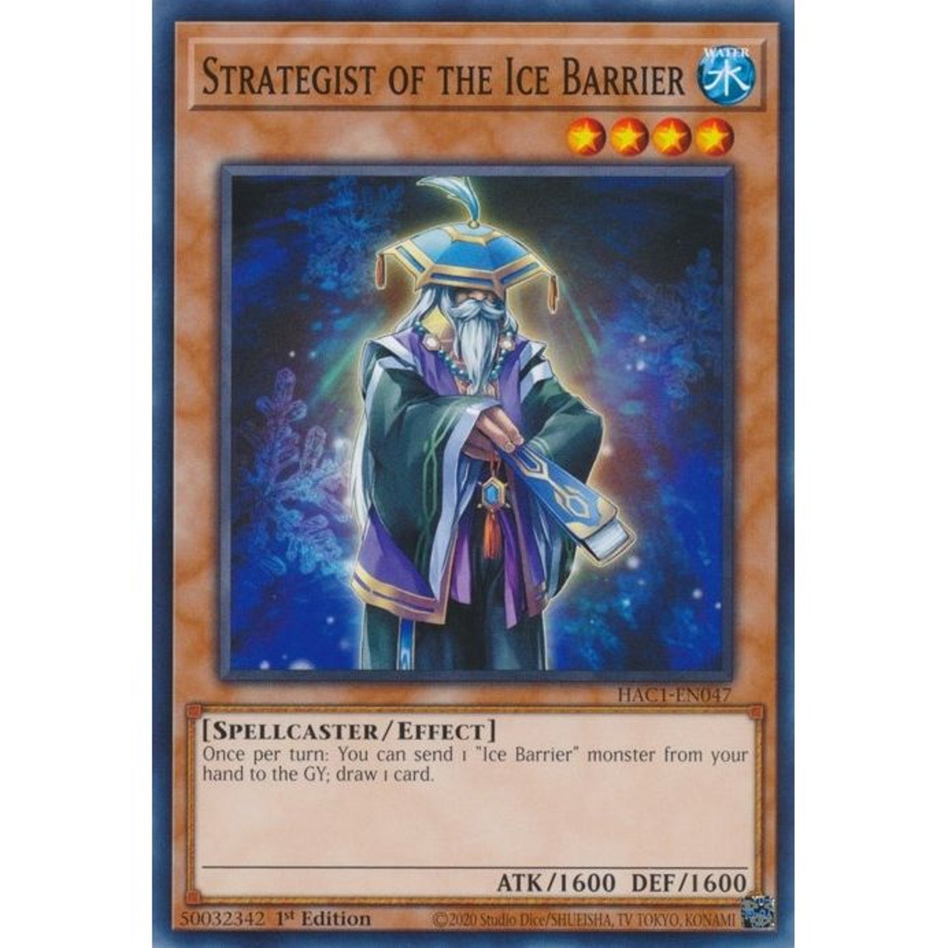 Image for Strategist of the Ice Barrier (HAC1-EN047) (HAC1) - YuGiOh