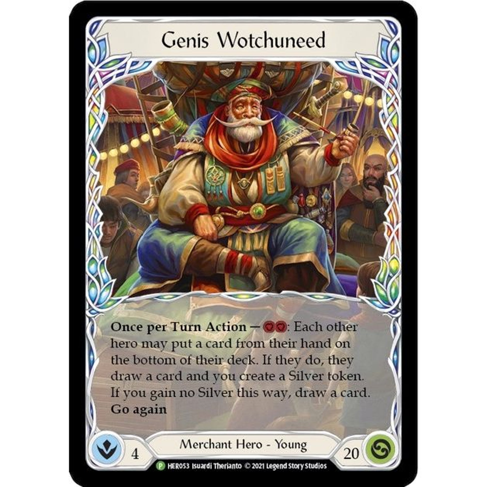 Image for Genis Wotchuneed - HER053 (HER053) (PR) - Flesh and Blood TCG