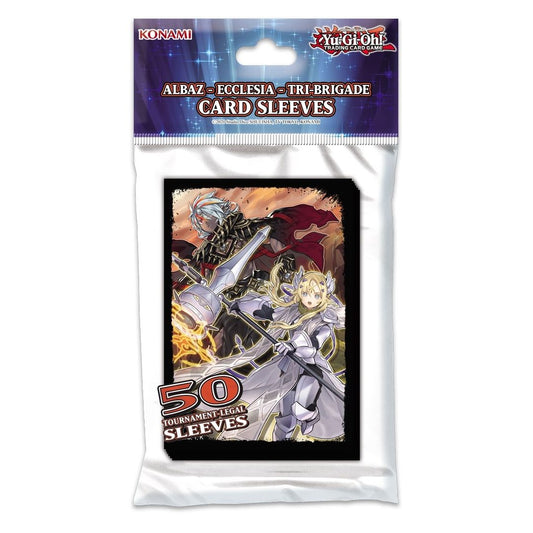 Image for Albaz - Ecclesia - Tri-Brigade Card Sleeves for Yu-Gi-Oh! (50-Pack) - Card Sleeves