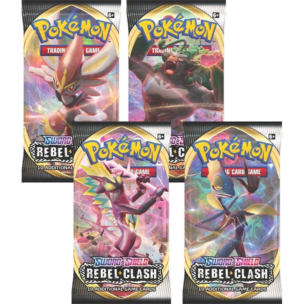 Image for Rebel Clash Booster Pack Art Bundle [Set of 4] - Pokemon