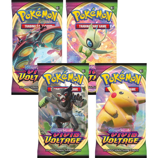 Image for Vivid Voltage Booster Pack Art Bundle [Set of 4] - Pokemon