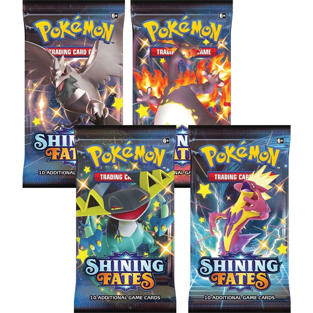 Image for Shining Fates Booster Pack Art Bundle [Set of 4] - Pokemon
