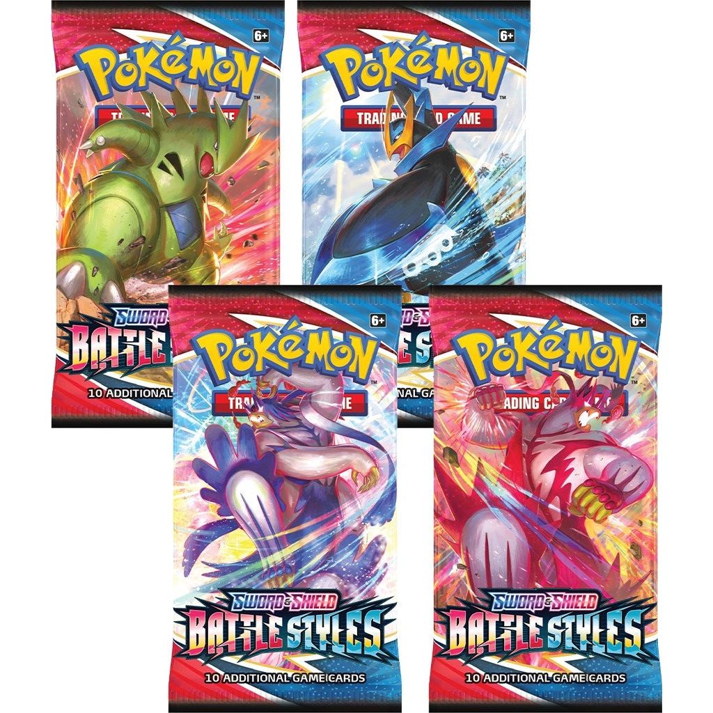 Image for Battle Styles Booster Pack Art Bundle [Set of 4] - Pokemon