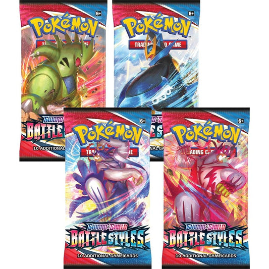 Image for Battle Styles Booster Pack Art Bundle [Set of 4] - Pokemon