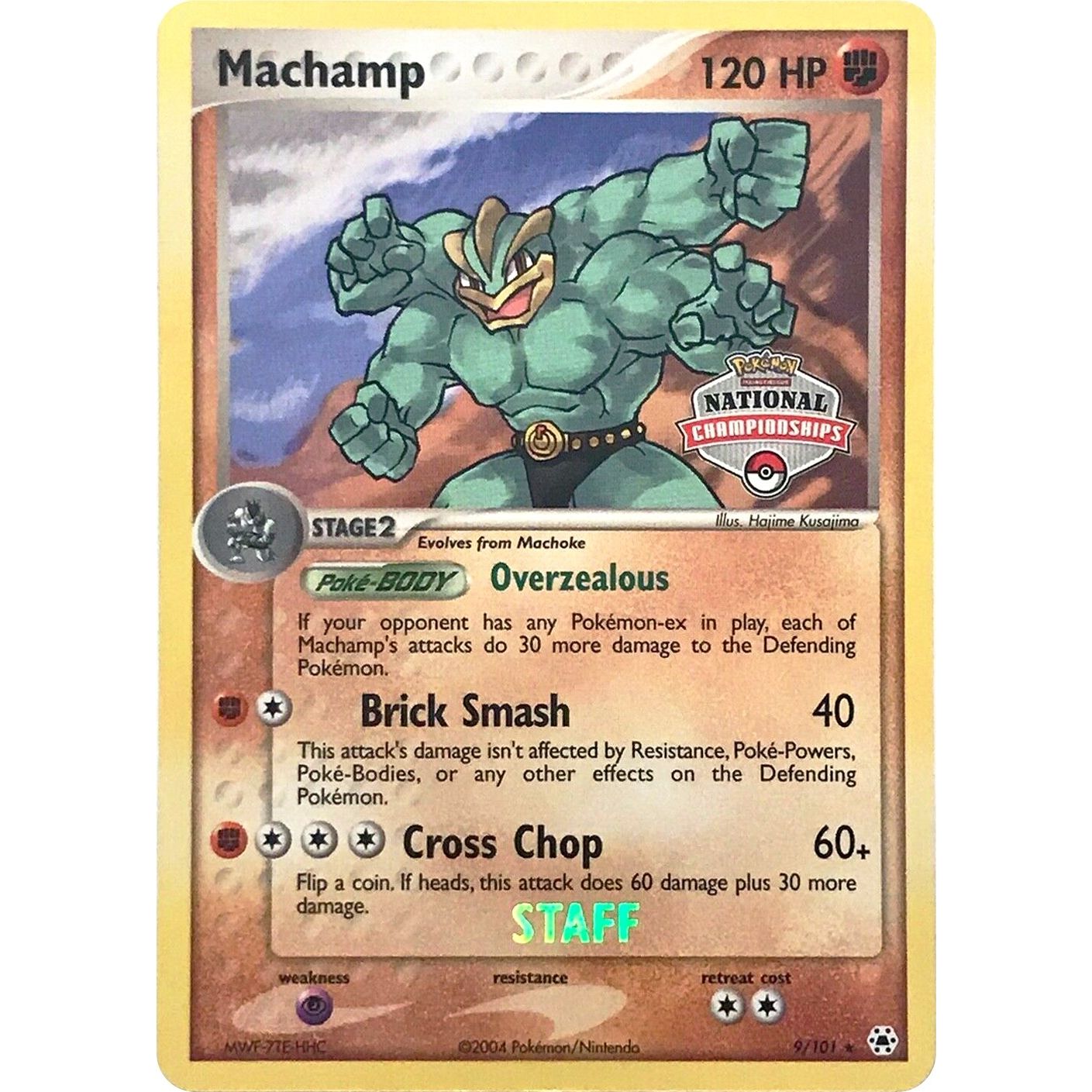 Image for Machamp - 9/101 (National Championships) [Staff] (009/101) (PR) - Pokemon