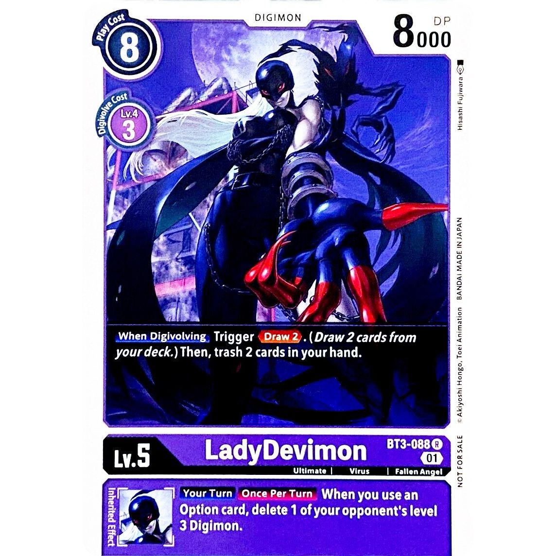 Image for LadyDevimon - BT3-088 (Official Tournament Pack Vol.4) (BT3-088 R) (BT01-03A) - Digimon Card Game