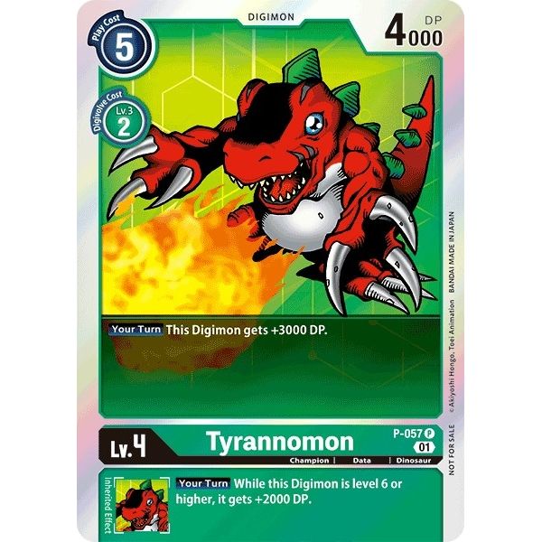 Image for Tyrannomon (Official Tournament Pack Vol.4) (P-057 P) (D-PR) - Digimon Card Game