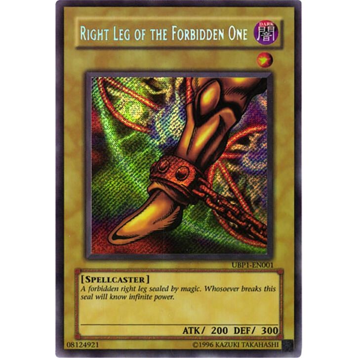 Image for Right Leg of the Forbidden One (UBP1-EN001) (UBP1) - YuGiOh