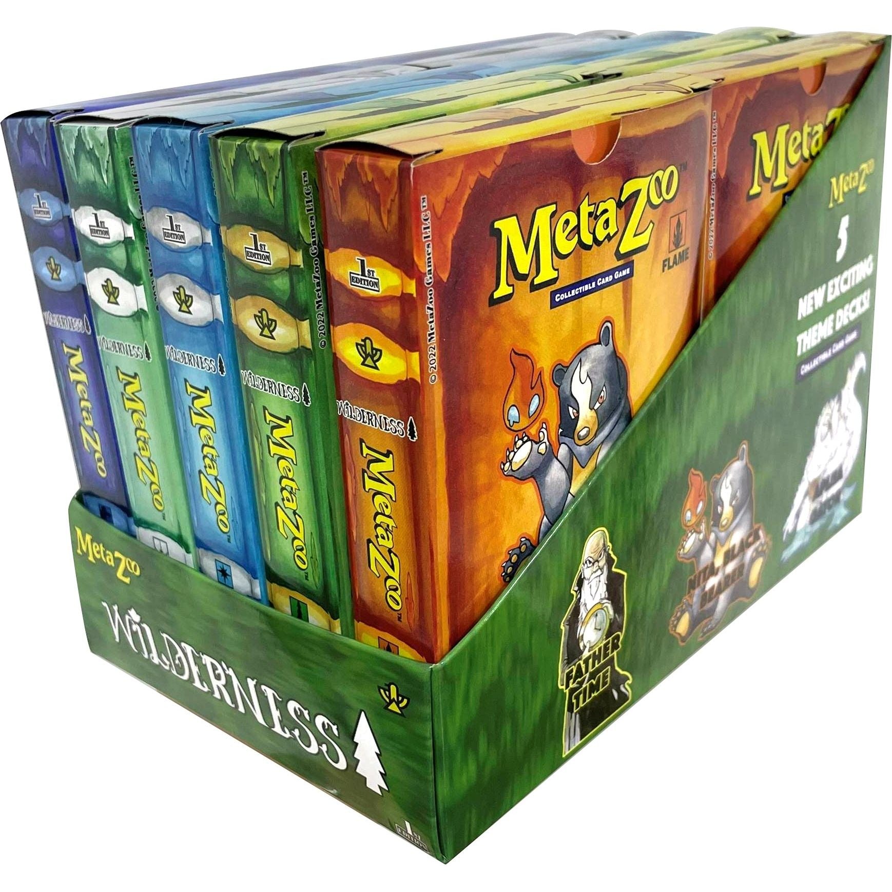 Image for Wilderness: First Edition Tribal Theme Deck Display - MetaZoo