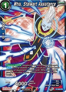 Image for Whis, Stalwart Assistance (Tournament Pack Vol. 7) (P-368) (TPR) - Dragon Ball Super: Masters