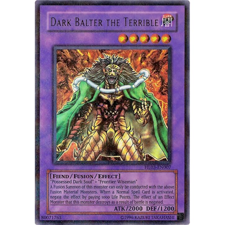 Image for Dark Balter the Terrible (HL03-EN007) (HL03) - YuGiOh