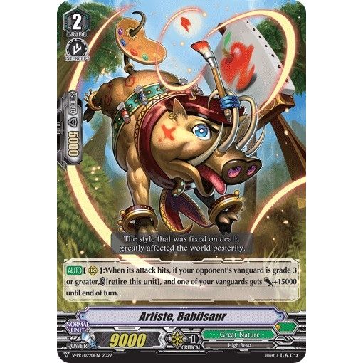 Image for Artiste, Babilsaur (V-PR/0217EN) (VPR) - Cardfight Vanguard