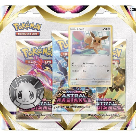 Image for Astral Radiance 3 Pack Blister [Eevee] - Pokemon