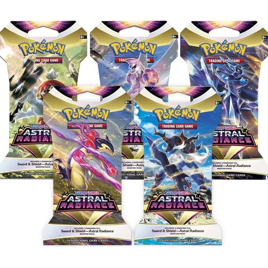 Image for Astral Radiance Sleeved Booster Pack Art Bundle [Set of 5] - Pokemon