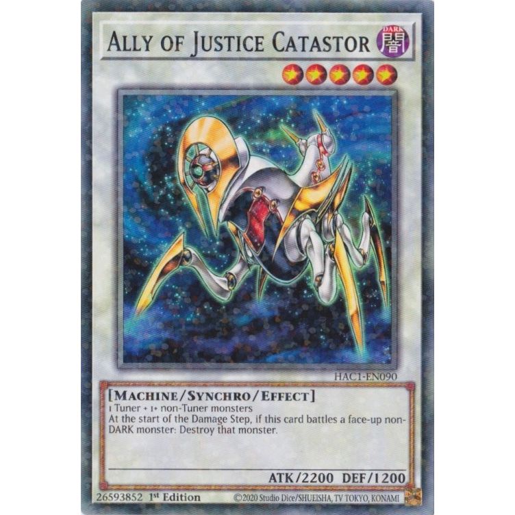 Image for Ally of Justice Catastor (Duel Terminal) (HAC1-EN090) (HAC1) - YuGiOh