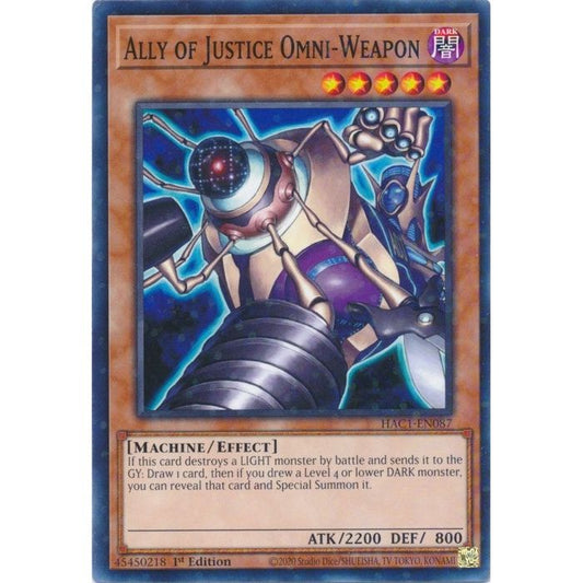 Image for Ally of Justice Omni-Weapon (Duel Terminal) (HAC1-EN087) (HAC1) - YuGiOh