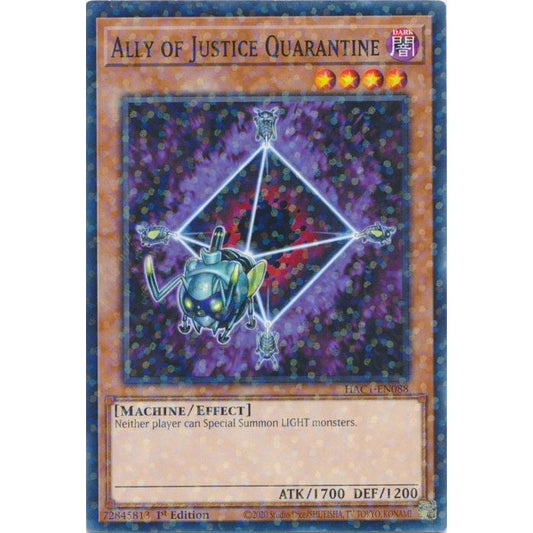 Image for Ally of Justice Quarantine (Duel Terminal) (HAC1-EN088) (HAC1) - YuGiOh