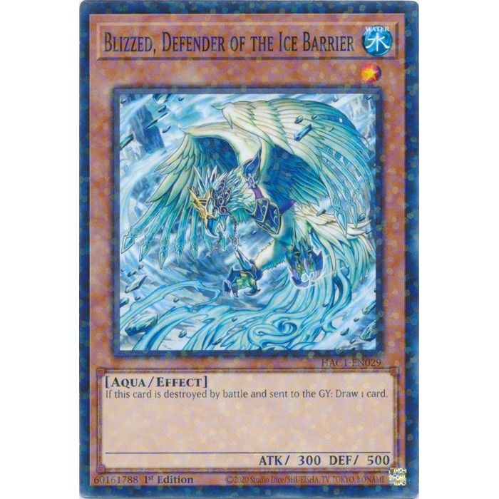 Image for Blizzed, Defender of the Ice Barrier (Duel Terminal) (HAC1-EN029) (HAC1) - YuGiOh