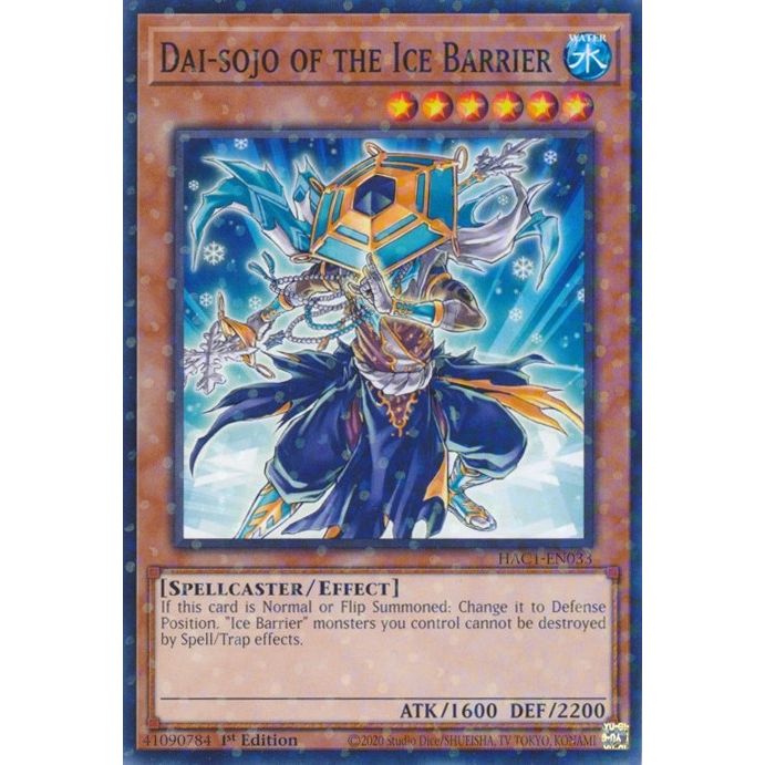 Image for Dai-sojo of the Ice Barrier (Duel Terminal) (HAC1-EN033) (HAC1) - YuGiOh