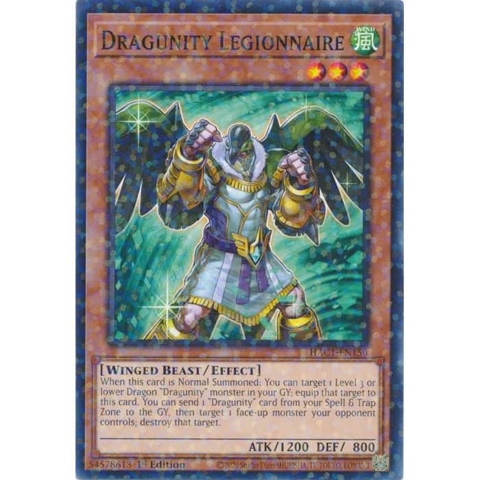 Image for Dragunity Legionnaire (Duel Terminal) (HAC1-EN150) (HAC1) - YuGiOh