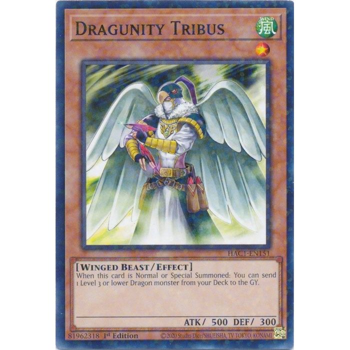 Image for Dragunity Tribus (Duel Terminal) (HAC1-EN151) (HAC1) - YuGiOh