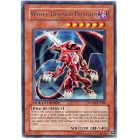 Image for White-Horned Dragon (MDP2-EN006) (MDP2) - YuGiOh