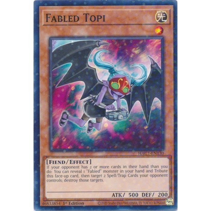 Image for Fabled Topi (Duel Terminal) (HAC1-EN130) (HAC1) - YuGiOh
