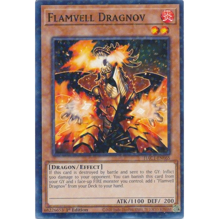 Image for Flamvell Dragnov (Duel Terminal) (HAC1-EN065) (HAC1) - YuGiOh