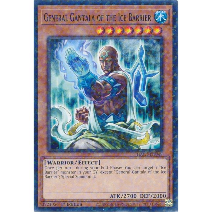 Image for General Gantala of the Ice Barrier (Duel Terminal) (HAC1-EN049) (HAC1) - YuGiOh