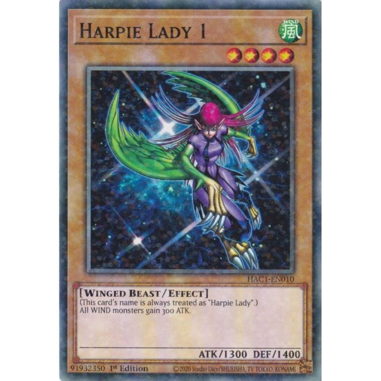 Image for Harpie Lady 1 (Duel Terminal) (HAC1-EN010) (HAC1) - YuGiOh