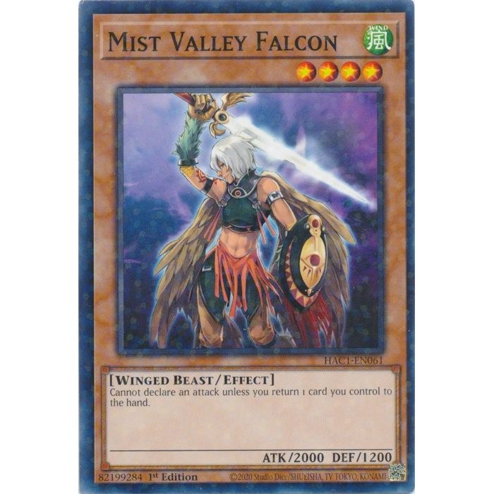 Image for Mist Valley Falcon (Duel Terminal) (HAC1-EN061) (HAC1) - YuGiOh