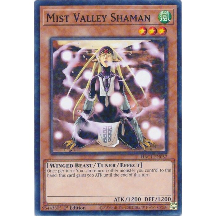 Image for Mist Valley Shaman (Duel Terminal) (HAC1-EN057) (HAC1) - YuGiOh