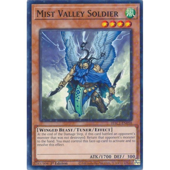 Image for Mist Valley Soldier (Duel Terminal) (HAC1-EN058) (HAC1) - YuGiOh